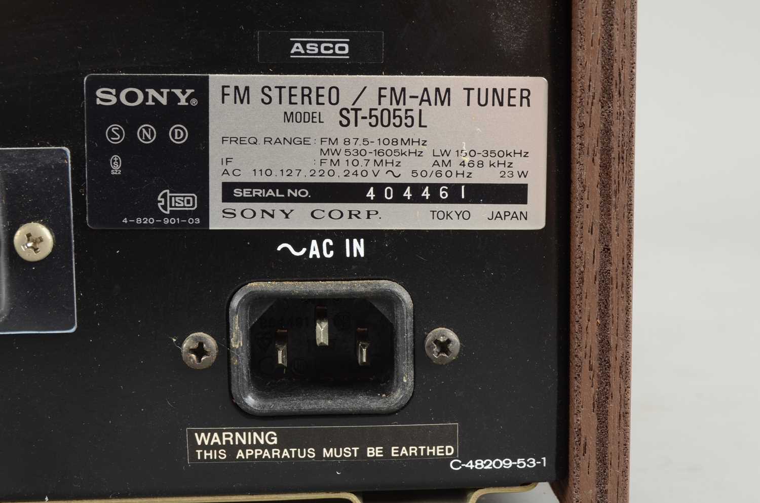 Sony Tuner / Klinger Speakers, - Image 4 of 5