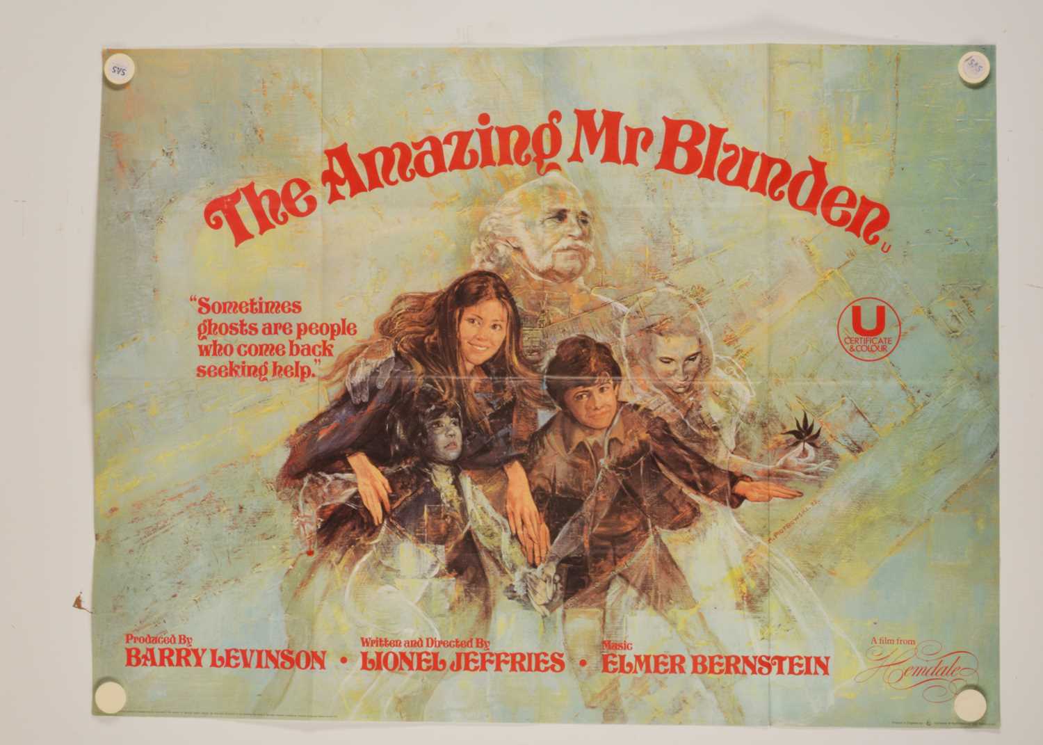 The Amazing Mr Blunden (1972) Quad Poster,