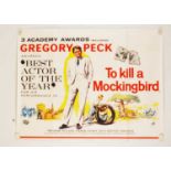 To Kill A Mockingbird (1964) Quad Poster,