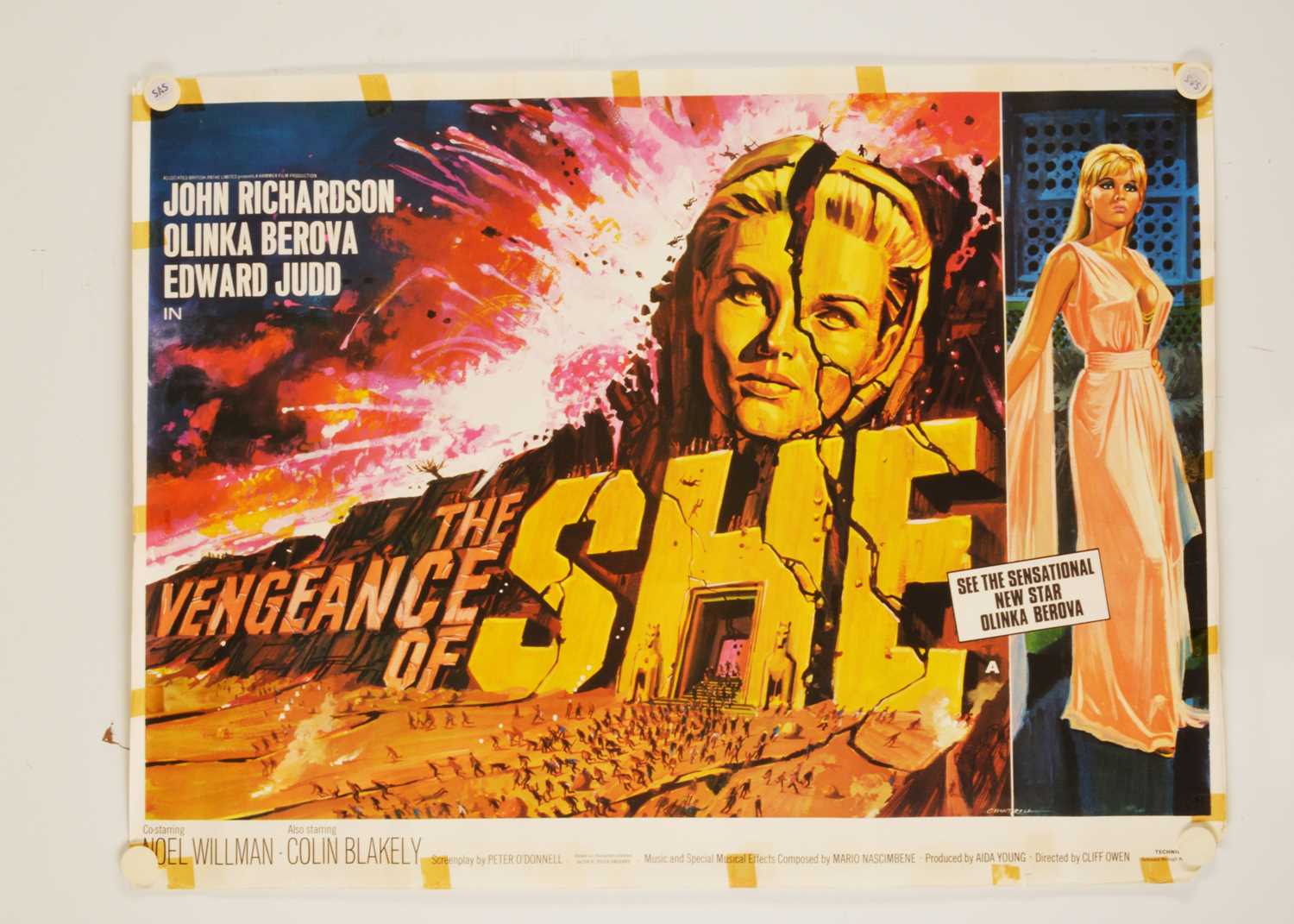 Vengeance of She (1968) Quad Poster,