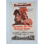 Knights of The Round Table (1953) One Sheet poster,