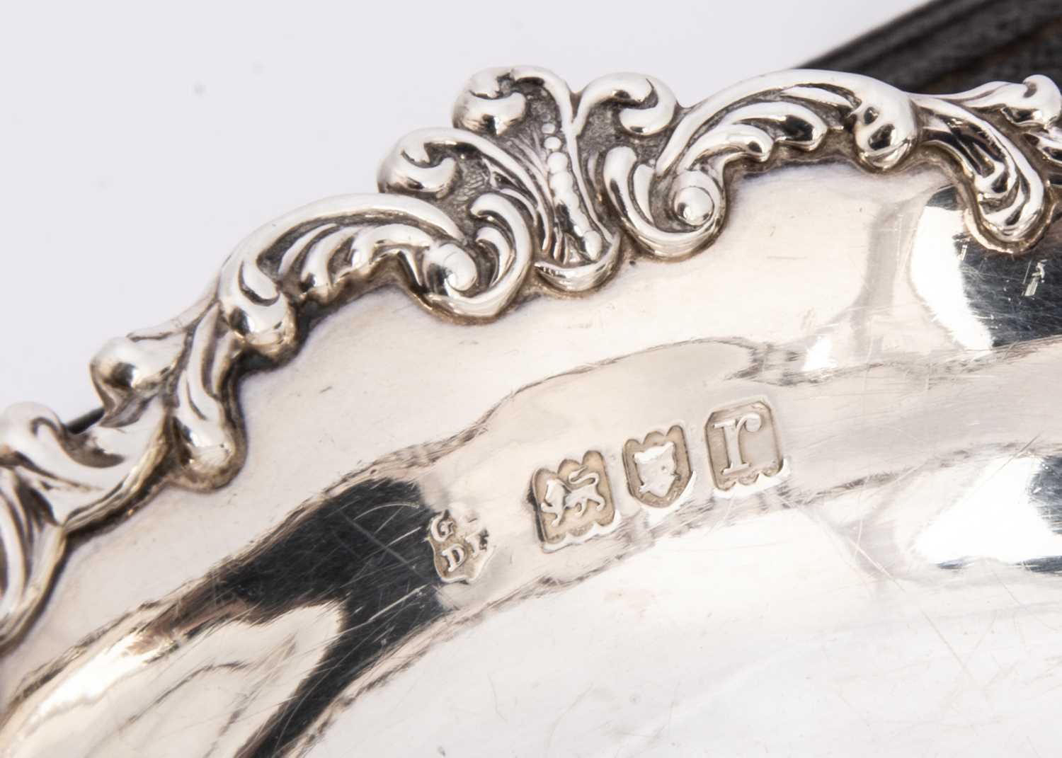 A cased George V silver Christening bowl and spoon by George Jackson & David Fullerton, - Image 2 of 3