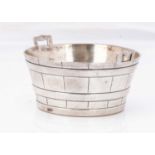 A cute Victorian silver wine bucket or possibly a taste du vin by Cornelius Desormeaux Sanders & Jam