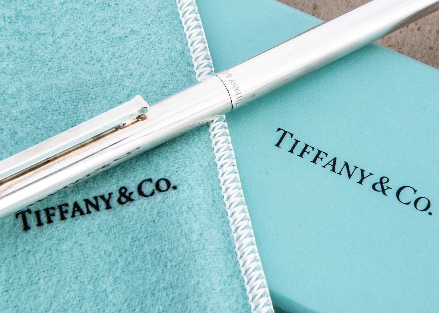 A modern silver biro from Tiffany & Co, - Image 2 of 2