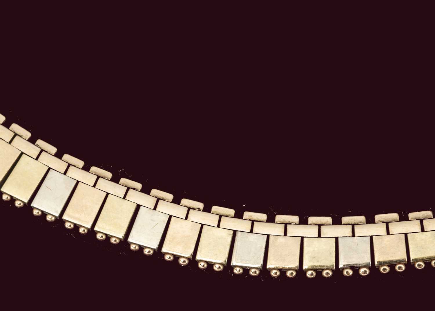 An 18ct yellow gold fringe necklace, - Image 3 of 3