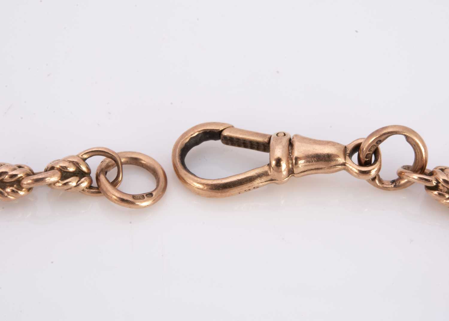 A 9ct gold bracelet, - Image 2 of 2