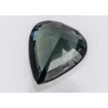 A certificated Nigerian Blue Sapphire,