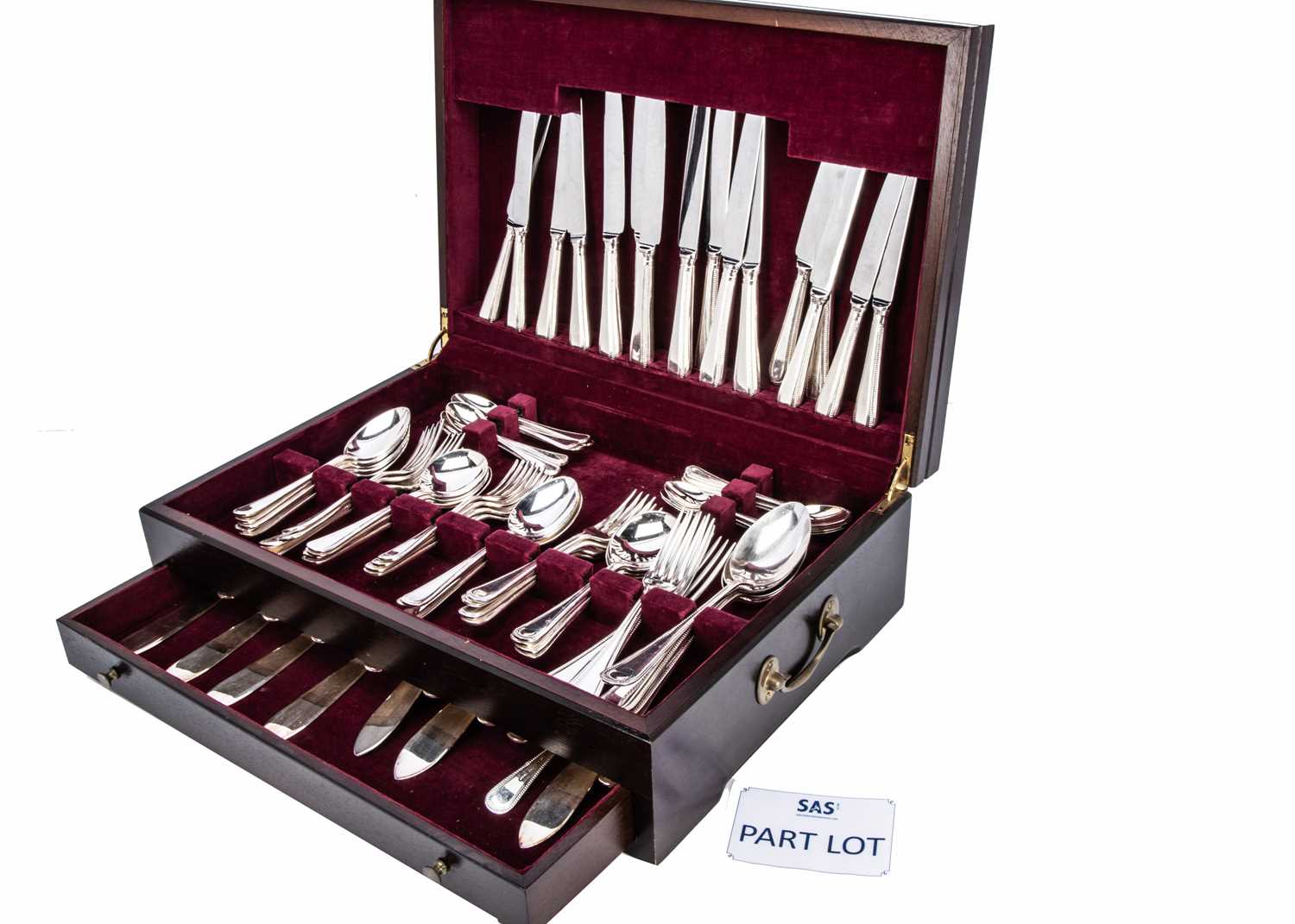 A modern canteen of cutlery for six by Osbourne,