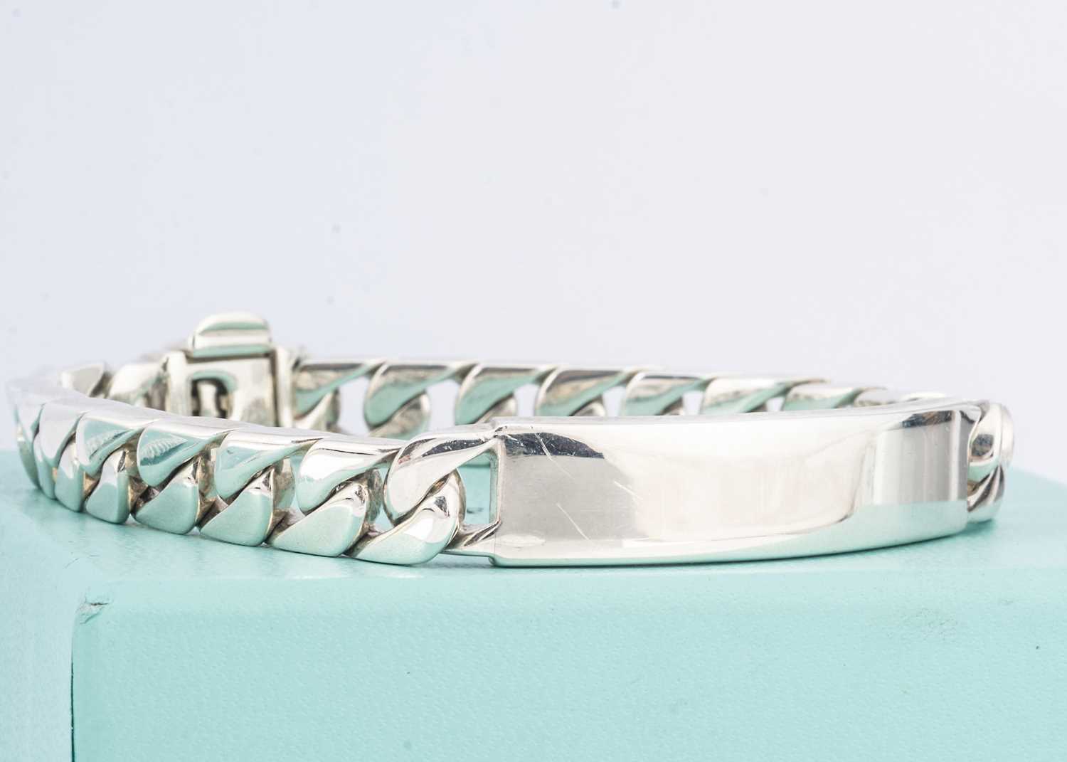 A Tiffany & Co silver identity bracelet, - Image 4 of 4