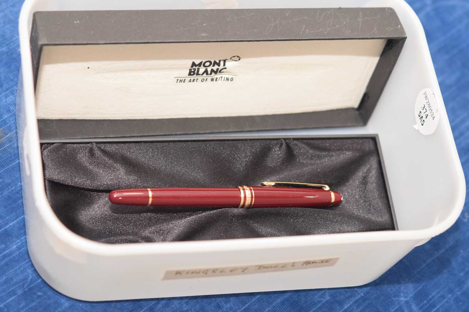 A modern Mont Blanc Meisterstuck fountain pen, - Bild 4 aus 7