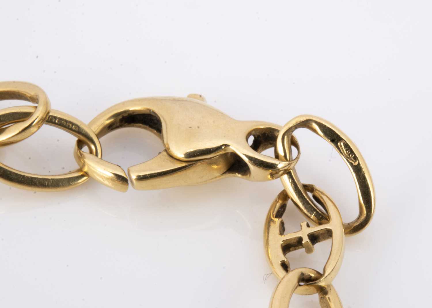 A Theo Fennell 18ct gold oval link bracelet, - Image 2 of 2