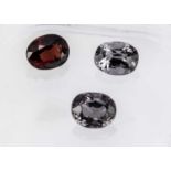 Three certificated Burmese Spinels,