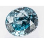 A certificated Ratankiri Blue Zircon ,