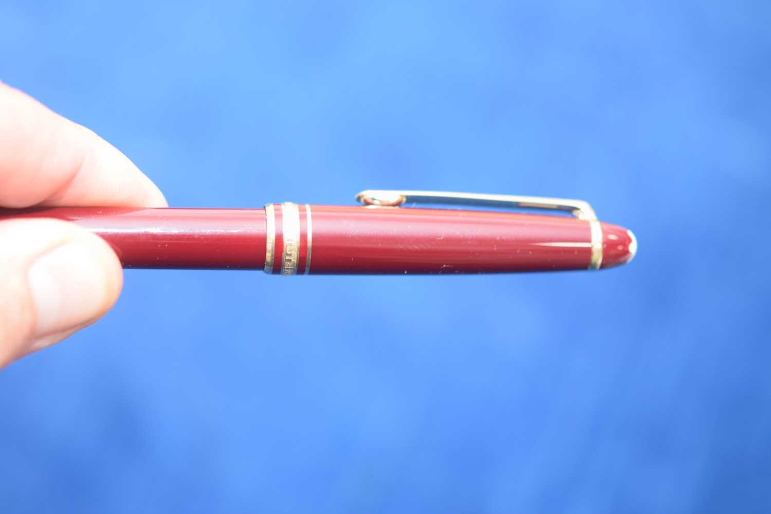 A modern Mont Blanc Meisterstuck fountain pen, - Bild 7 aus 7