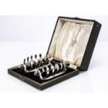 A pair of nice 1970s silver toast racks by Adie Bros,