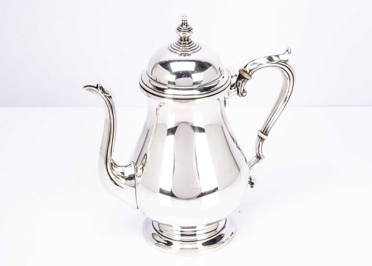 An Art Deco period American coffee pot by Fisher,