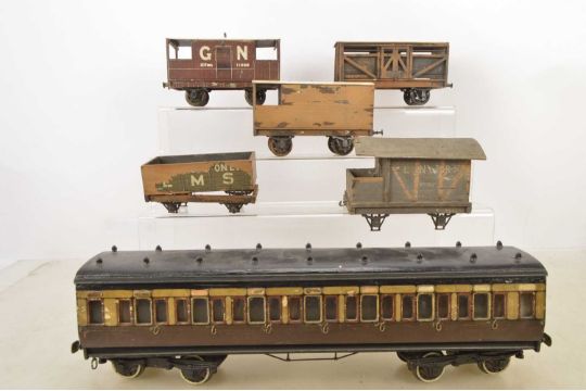 Wooden Gauge 1 Rolling Stock for restoration or spares (6),