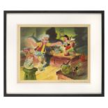 Pinocchio (1940) Original US special jumbo lobby card (1955) Unframed: 13 x 16 in. (33 x 41 cm)Frame