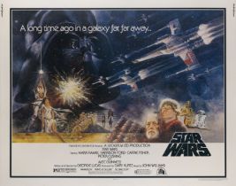 Star Wars (1977) Original US poster Unframed: 22 x 28 in. (56 x 71 cm)Unfolded and paper backedThis