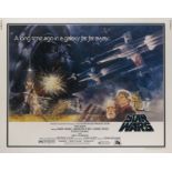 Star Wars (1977) Original US poster Unframed: 22 x 28 in. (56 x 71 cm)Unfolded and paper backedThis