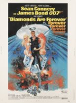 Diamonds are Forever (1971) Original US poster Unframed: 40 x 30 in. (102 x 76 cm)Unfolded and linen