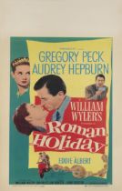 Roman Holiday (1953) Original US poster Unframed: 22 x 14 in. (56 x 36 cm)Unfolded and paper backedT