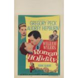 Roman Holiday (1953) Original US poster Unframed: 22 x 14 in. (56 x 36 cm)Unfolded and paper backedT