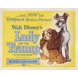 Lady and the Tramp (1955) Original US poster Unframed: 22 x 28 in. (56 x 71 cm)Unfolded and paper ba