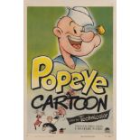 Popeye (1950) Original US stock poster Unframed: 41 x 27 in. (104 x 69 cm)Linen backedPopeye the Sai