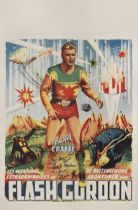 Flash Gordon (1936) Original Belgian poster. First Belgian release c. 1940 Unframed: 21 1/2 x 14 in.