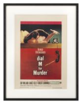Dial M for Murder (1954) Original US poster Unframed: 22 x 14 in. (56 x 36 cm)Framed: 25 7/8 x 20 in