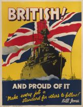 British ! and Proud of it (1928) Original British poster Unframed: 28 x 22 in. (71 x 56 cm) Unfolded