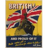 British ! and Proud of it (1928) Original British poster Unframed: 28 x 22 in. (71 x 56 cm) Unfolded