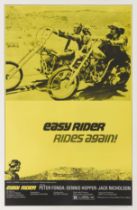 Easy Rider (1969) Original US poster. Re-release 1972 Unframed: 41 x 27 in. (104 x 69 cm)Linen backe