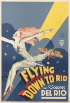 Flying Down to Rio (1933) Original Dutch poster. First Dutch release 1934 Unframed: 35 x 24 in. (89