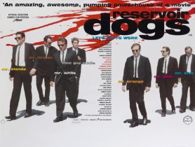 Reservoir Dogs (1992) Original British poster Unframed: 30 x 40 in. (76 x 102 cm)Unfolded and double