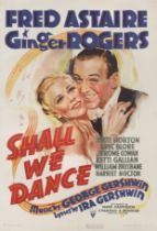 Shall We Dance? (1937) Original US poster Unframed: 41 x 27 in. (104 x 69 cm)Linen backedExceptional