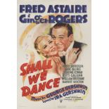 Shall We Dance? (1937) Original US poster Unframed: 41 x 27 in. (104 x 69 cm)Linen backedExceptional