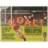 Goal! The World Cup (1966) Original British poster Unframed: 30 x 40 in. (76 x 102 cm)Linen backedTh