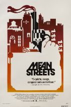 Mean Streets (1973) Original US poster Unframed: 41 x 27 in. (104 x 69 cm)Linen backedDirected by Ma