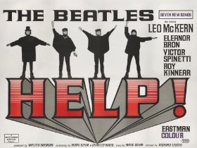 Help! (1965) Original British poster Photographer: Robert Freeman (1936-2019)Unframed: 30 x 40 in. (