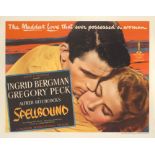 Spellbound (1945) Original US poster Unframed: 22 x 28 in. (56 x 71 cm)Paper backedThis poster is ve