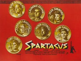 Spartacus (1960) Original British poster Unframed: 30 x 40 in. (76 x 102 cm)Linen backedThis film wa