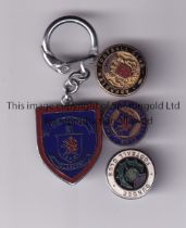 1950'S SCOTTISH FOOTBALL BADGES Three lapel badges for Rangers, Aberdeen and Dundee and a Rangers