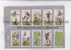 CIGARETTE CARDS Complete set of 50 cards, Hints on Association Football issued by John Player &