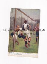 FOOTBALL POSTCARD EARLY 1900 Postcard, Raphael Tuck & Sons "Oilette" issue "Football Incidents