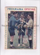 F.C. BARCELONA FAMOUS TOUR OF MEXICO 1937 / THE TOUR THAT SAVED THE CLUB Sixty page official