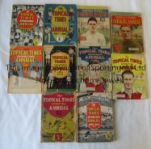 TOPICAL TIMES HANDBOOKS A Complete run of ten, from 30-31 to 39-40 inclusive. Most have some paper