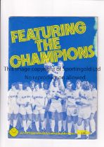 LEEDS UNITED Official publication, featuring the Champions for the season 1973/74, very minor