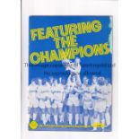 LEEDS UNITED Official publication, featuring the Champions for the season 1973/74, very minor